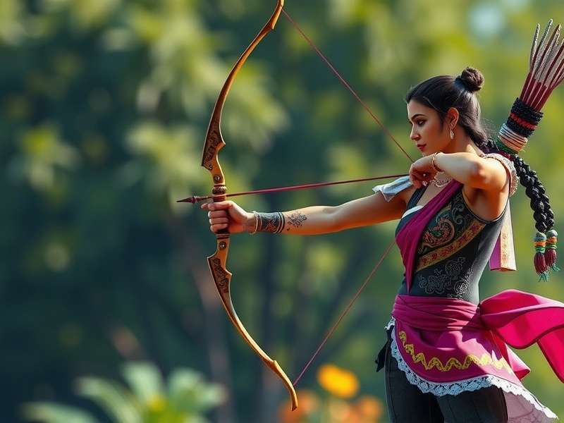 Desi Archery Virtuoso Physics Simulation